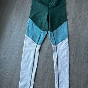 Outdoor voices tricolor leggings size small